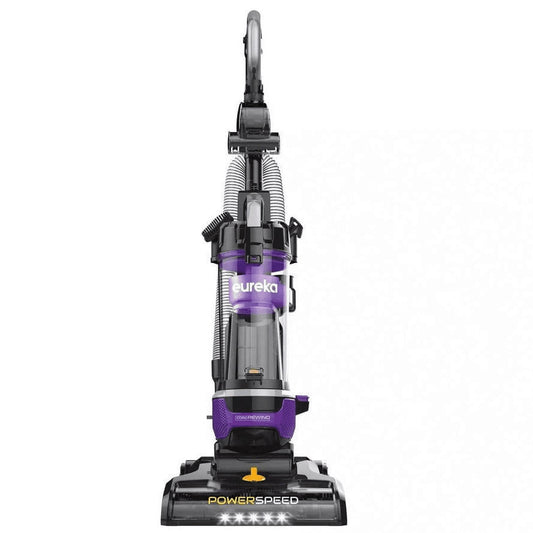 Eureka Bagless Upright Vacuum, Powerspeed, Lightweight, Multi-Surface, with Pet Turbo Brush, Upholstery and Crevice Tool, Dusting Brush,and Extended Reach, LED, Easy Empty XL Dust Cup, NEU203, Purple