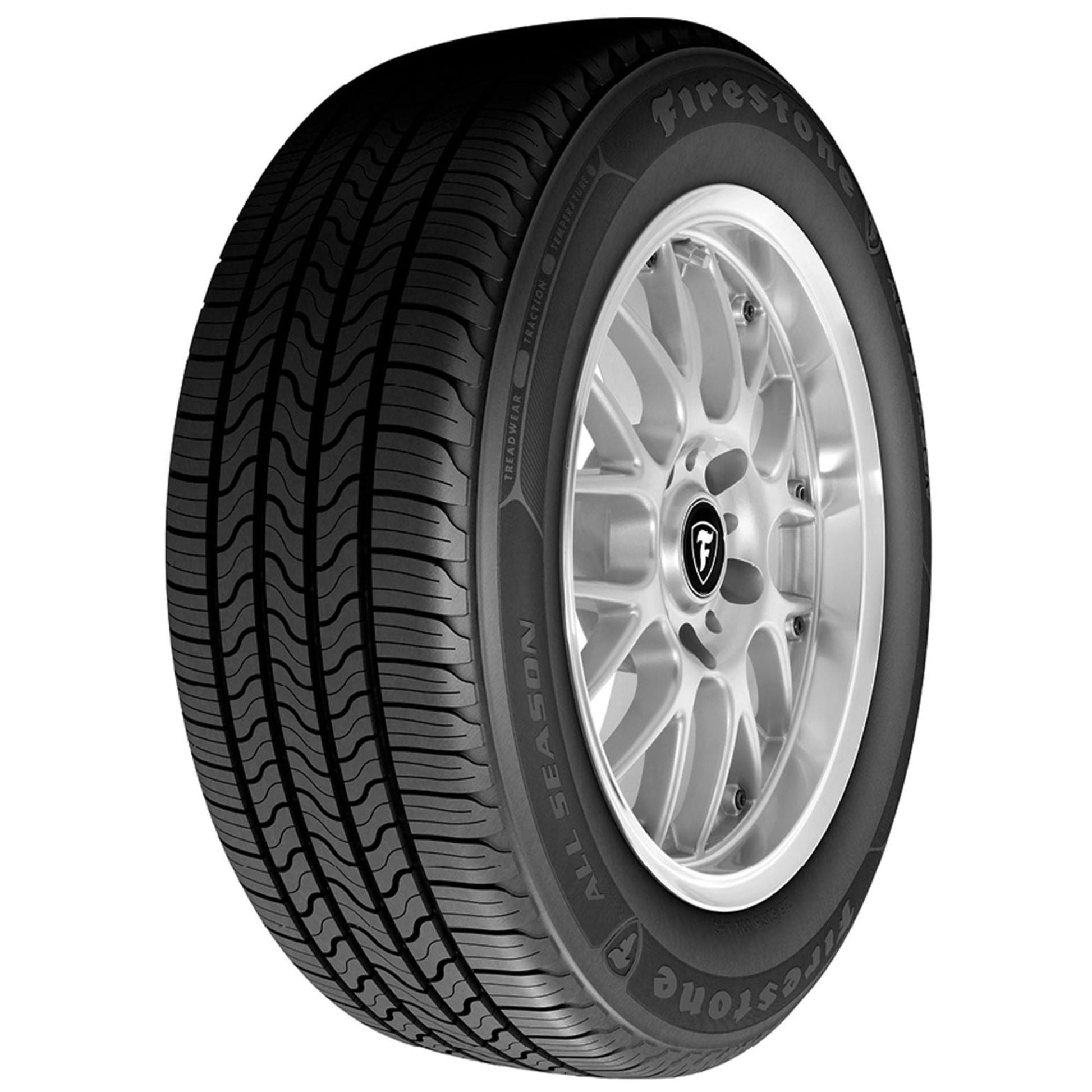 Firestone All Season 175/65R15 84 T Tire Fits: 2009-11 Honda Fit DX, 2013-15 Honda Fit DX