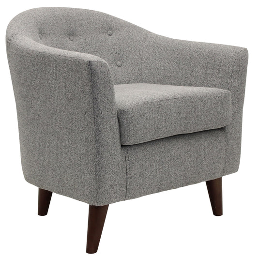 Fox Hill Trading Marissa Accent Chair, Light Gray