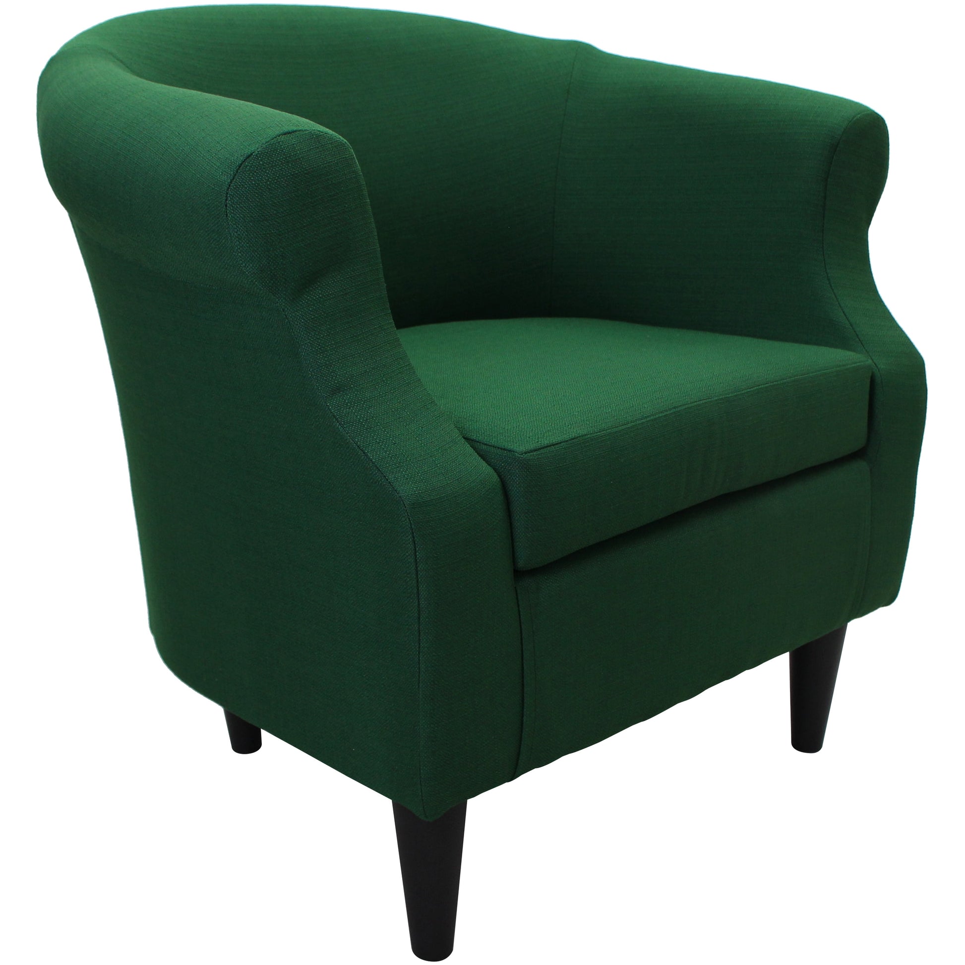 Fox Hill Trading Nikole Club Chair, Emerald Green