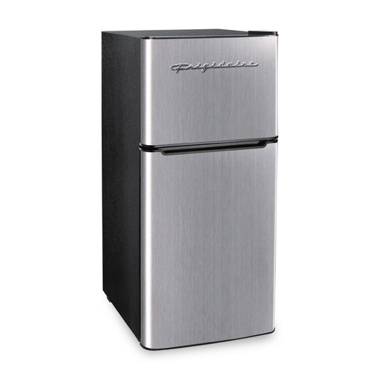 Frigidaire, 4.5 Cu. ft., 2 Door Compact Refrigerator-Chrome Trim, EFR451, Platinum