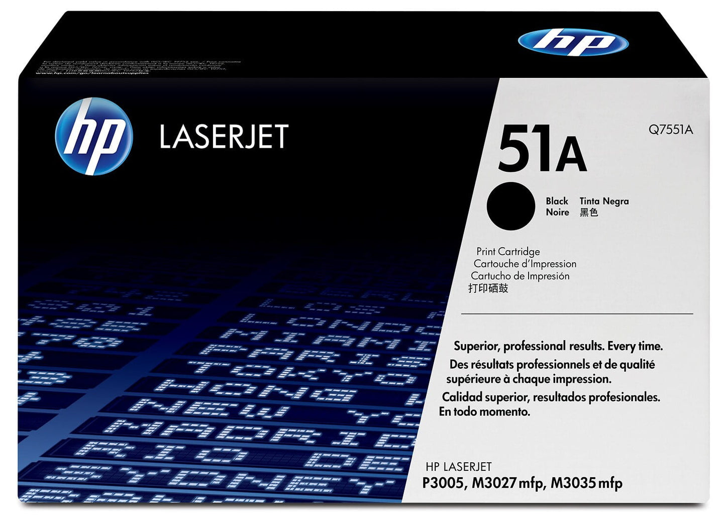 HP 51A (Q7551A) Black Original LaserJet Toner Cartridge