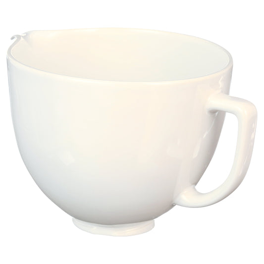 KitchenAid® 5 Quart White Chocolate Ceramic Bowl, KSM2CB5