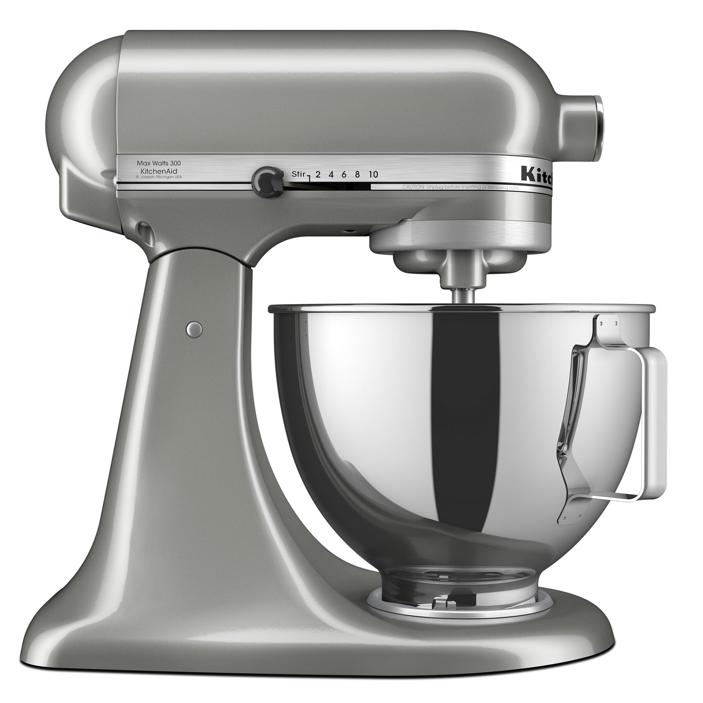 KitchenAid Deluxe Series 4.5 Quart Tilt-Head Stand Mixer with Stainless Bowl, Dried Rose, KSM97DR