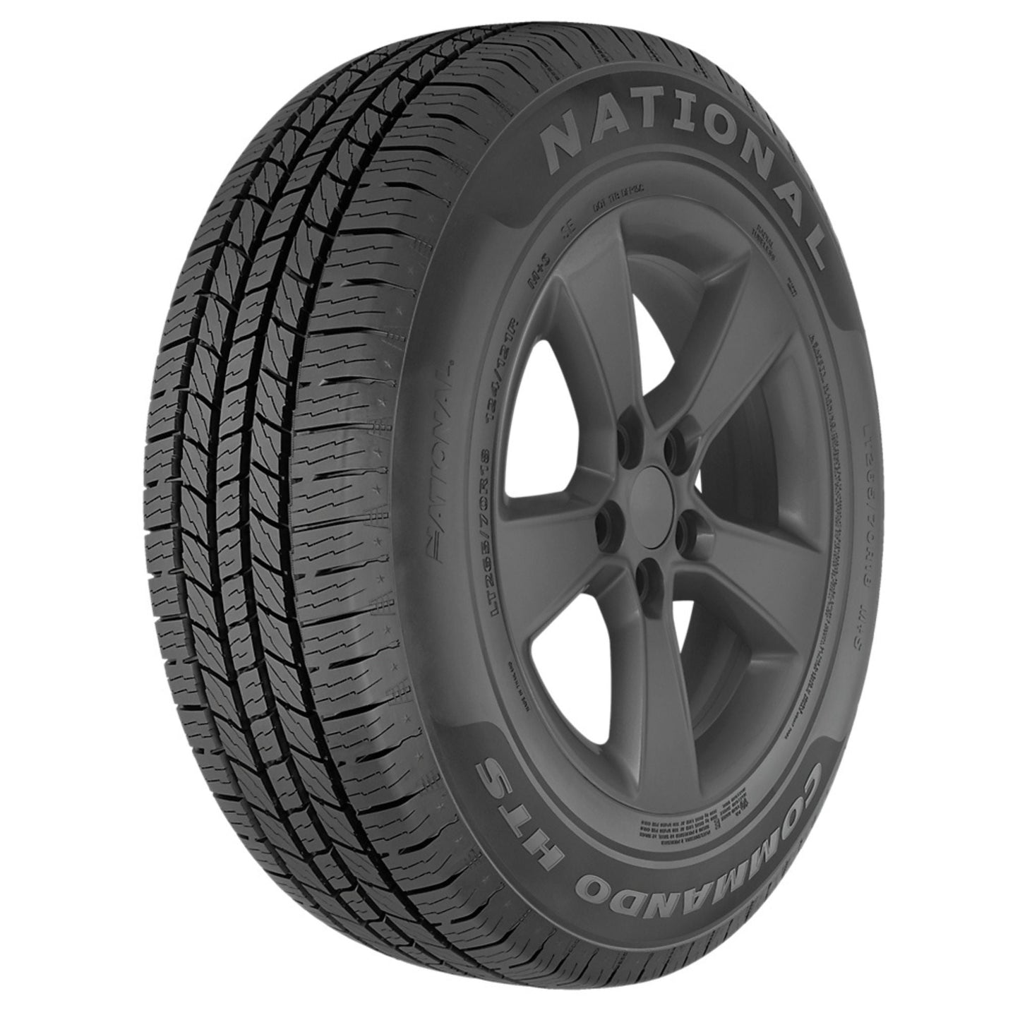 National Commando HTS All Season 265/75R16 116T Light Truck Tire