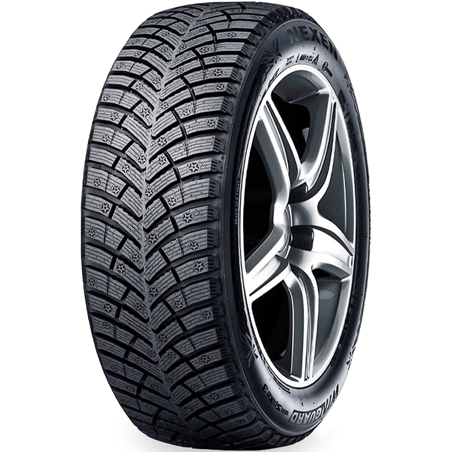 Tire Nexen Winguard Winspike 3 215/55R16 97T XL Snow Winter Fits: 2013-18 Ford Focus SE, 2016-18 Honda Civic LX-P