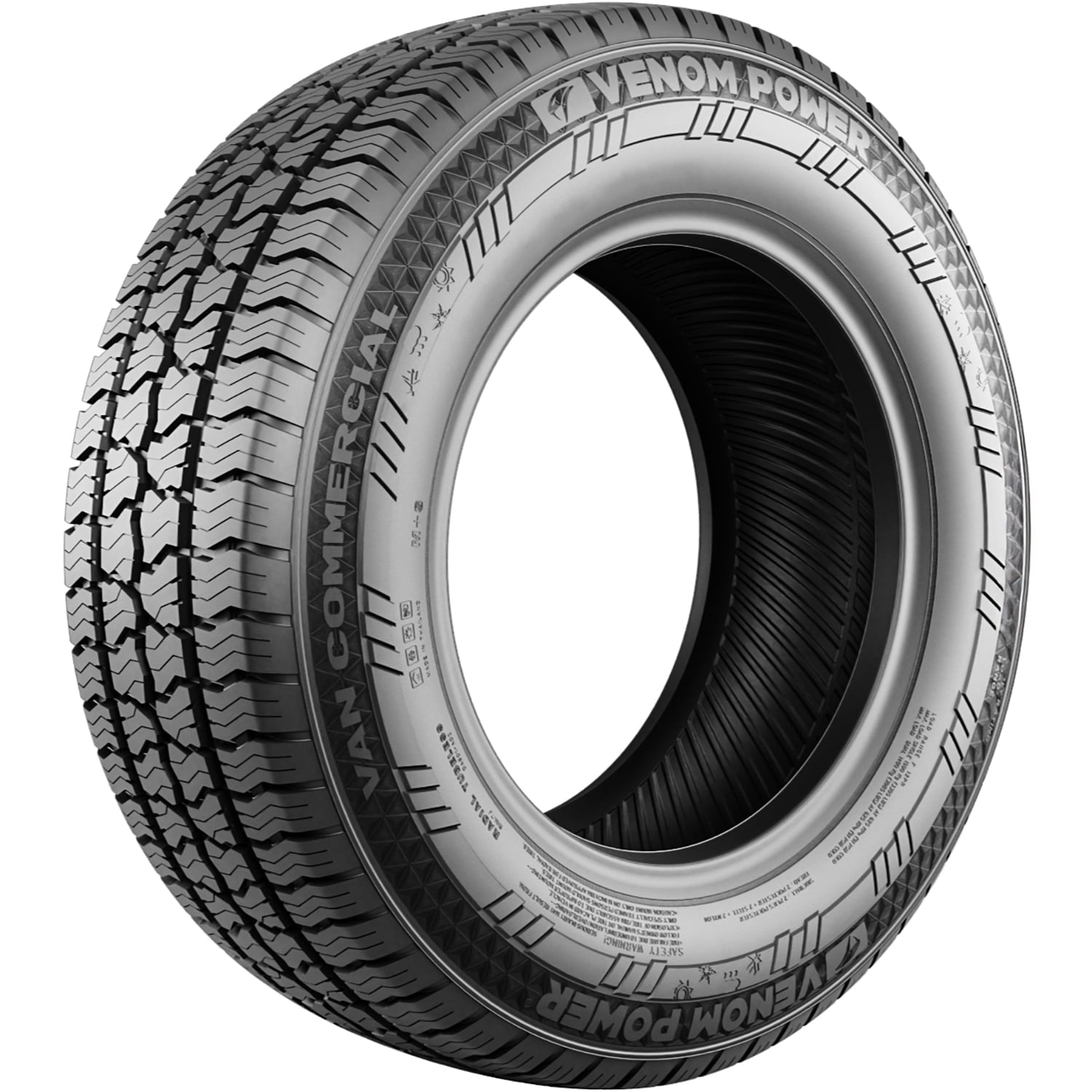 Venom Power Van-Co AllSeason 195/75R16 112/110R E 10 Ply Van Commercial Tire