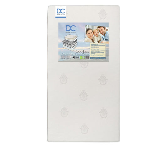 Delta Children CoolLux Two-Stage Crib and Toddlr Mattress