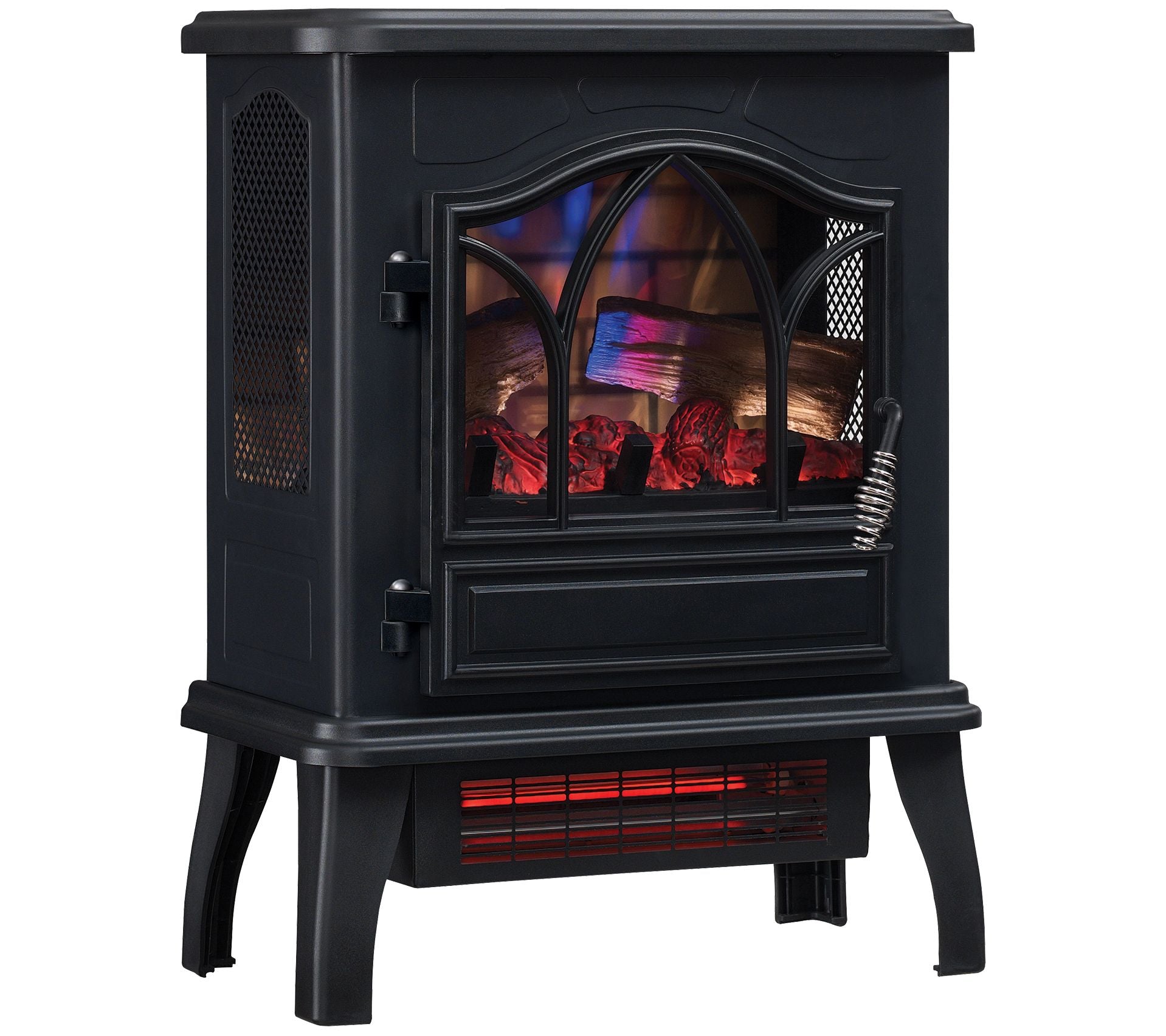 Duraflame 3D Infrared Stove Heater w/ Adjustable Flame Effect