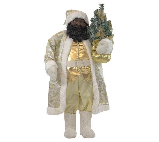 Fraser Hill Farm 3' Music and Motion African Am erican Santa