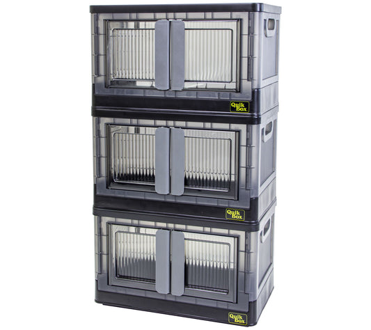 dbest Quik Box 8.4 Gallon Storage Box 3-Pack