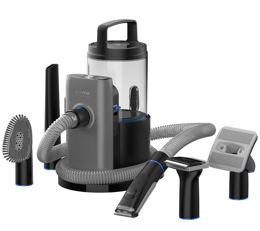 furMe 5-in-1 2L Professional PLUS Pet Grooming Vacuum Set